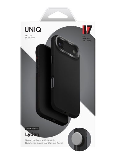 Uniq для iPhone Air чехол Lyden Dallas Black (Magsafe)