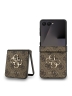Guess для Galaxy Z Flip7 чехол PU 4G Big metal logo Hard Brown