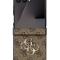 Guess для Galaxy Z Flip7 чехол PU 4G Big metal logo Hard Brown