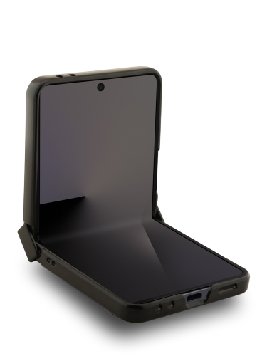 Guess для Galaxy Z Flip7 чехол PU 4G Big metal logo Hard Brown