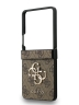 Guess для Galaxy Z Flip7 чехол PU 4G Big metal logo Hard Brown