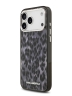 Karl Lagerfeld для iPhone 17 Pro Max чехол IML Leopard Metal camera Hard Black (MagSafe)
