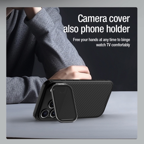 Nillkin для iPhone 17 Pro чехол CamShield ProP Magnetic (Transp Black camera) Black