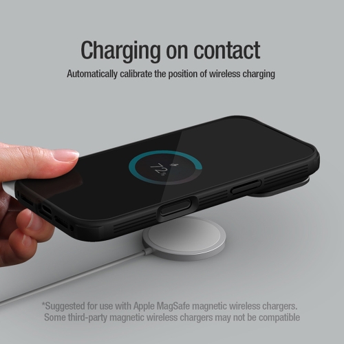 Nillkin для iPhone 17 Pro чехол CamShield ProP Magnetic (Transp Black camera) Black