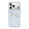 Karl Lagerfeld для iPhone 17 Pro чехол IML NFT Choupettes Script logo Metal Cam прозрачный (MagSafe)