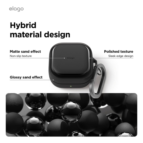Elago для Galaxy Buds 4/4 Pro чехол EDC Hang case Black