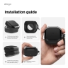 Elago для Galaxy Buds 4/4 Pro чехол EDC Hang case Black