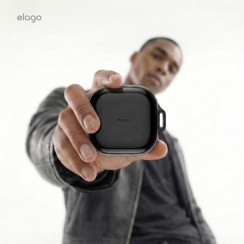 Elago для Galaxy Buds 4/4 Pro чехол EDC Hang case Black