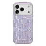 Karl Lagerfeld для iPhone 17 Pro Max чехол IML KL Monogram Metal camera Hard Purple (MagSafe)