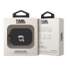 Чехол Lagerfeld Silicone case with ring NFT 3D Karl для Airpods Pro 2, черный
