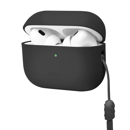 Чехол Uniq LINO Liquid silicone для AirPods Pro 2, серый