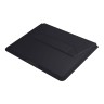 Uniq для ноутбуков 14" чехол Oslo V.2 PU leather Magnetic Laptop sleeve/foldable stand Jet Black
