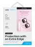 Uniq стекло для iPhone 15/15 Plus OPTIX Camera Lens protector Aluminium Pink, 2 шт.