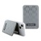 Karl Lagerfeld магнитный бумажник-подставка Wallet MagSafe Cardslot Stand Saffiano Monogram Plate loogo Silver