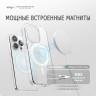 Elago для iPhone 15 Pro Max чехол HYBRID (pc/tpu) Clear/White (MagSafe)
