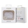 Guess для Airpods Pro 2 чехол PU leather 4G with metal logo and charm Pink