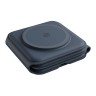 EnergEA Беспроводное СЗУ Bazic GoMag Trio PLUS magnetic wireless foldable 15W Navy Blue
