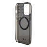 BMW для iPhone 15 Pro Max чехол M-Collection PC/TPU Printed pattern Hard Grey (MagSafe)