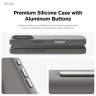 Elago для iPhone 16 Pro Max чехол Soft silicone (Liquid) Medium Gray (MagSafe)