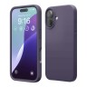 Elago для iPhone 16 чехол Soft silicone (Liquid) Deep Purple