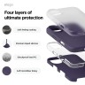 Elago для iPhone 16 чехол Soft silicone (Liquid) Deep Purple