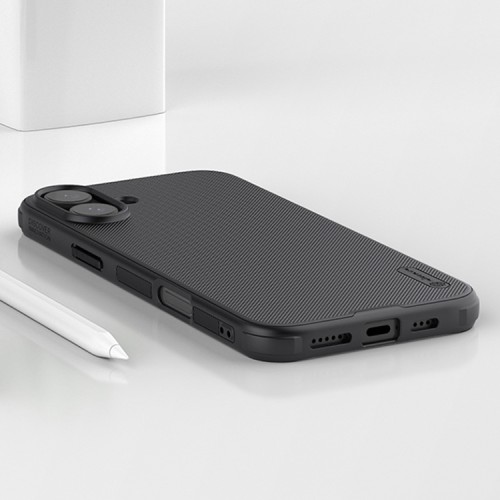 Nillkin для iPhone 16 чехол Frosted Shield Pro Magnetic Black