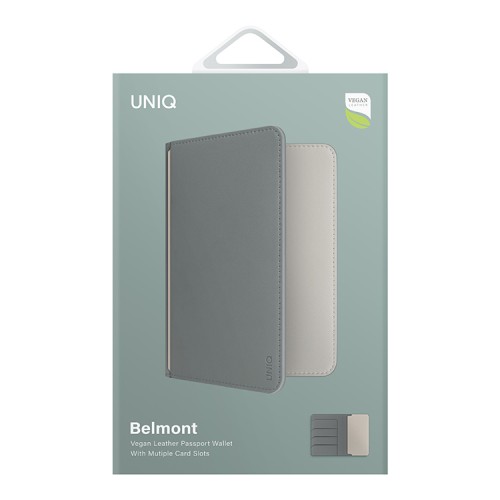 Uniq обложка на паспорт Belmont RFID-blocking passport holder Lichen/Ivory