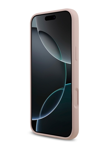 Karl Lagerfeld для iPhone 17 Pro Max чехол Liquid Silicone NFT Karl & Choupette Hard Pink (MagSafe)