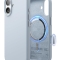 Elago для iPhone 17 чехол Magnetic Silicone Light Blue (MagSafe)