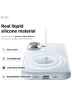 Elago для iPhone 17 чехол Magnetic Silicone Light Blue (MagSafe)