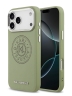 Karl Lagerfeld для iPhone 17 Pro Max чехол PU Perforated Round logo Metal camera Hard Green (MagSafe)