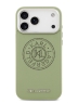 Karl Lagerfeld для iPhone 17 Pro Max чехол PU Perforated Round logo Metal camera Hard Green (MagSafe)