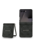 Guess для Galaxy Z Flip7 чехол PU 4G Classic metal logo Hard Black (MagSafe)