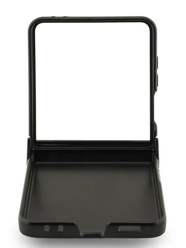 Guess для Galaxy Z Flip7 чехол PU 4G Classic metal logo Hard Black (MagSafe)