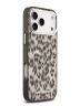 Karl Lagerfeld для iPhone 17 Pro Max чехол IML Leopard Metal camera Hard Brown (MagSafe)