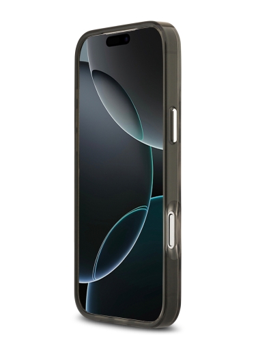 Karl Lagerfeld для iPhone 17 Pro Max чехол IML Leopard Metal camera Hard Brown (MagSafe)