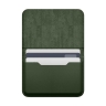 (Уценка) Elago магнитный бумажник MagSafe Card Pocket PU Leather Dark Green