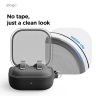 Elago для Galaxy Buds 4/4 Pro чехол Silicone DUO Hang case Clear/Black