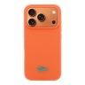 Lacoste для iPhone 17 Pro чехол PVC Lacquer Metal logo Hard Orange (MagSafe)