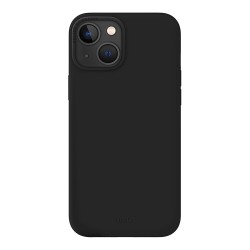 Силиконовый чехол Uniq LINO для iPhone 14 Plus, черный