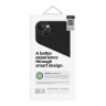Силиконовый чехол Uniq LINO для iPhone 14 Plus, черный