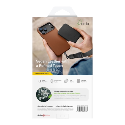 Uniq для iPhone 18 Pro/17 Pro чехол Lyden Terracotta (Magsafe)