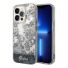 Чехол Guess Toile de Jouy w Electroplated camera Hard для iPhone 14 Pro, серый