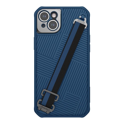 Чехол Nillkin Strap для iPhone 14 Plus, синий