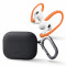 Чехол Uniq NEXO Liquid silicone +carabin +Sports ear hooks для AirPods Pro 2 (2022), серый