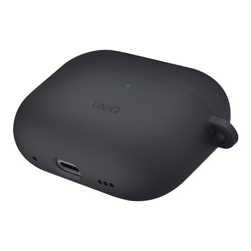 Чехол Uniq NEXO Liquid silicone +carabin +Sports ear hooks для AirPods Pro 2, серый