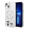 Чехол Lagerfeld Karl&Choupette Hard для iPhone 13, прозрачный (MagSafe)