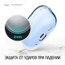 Чехол Elago Clear case with Round strap для AirPods Pro 2, Aqua Blue