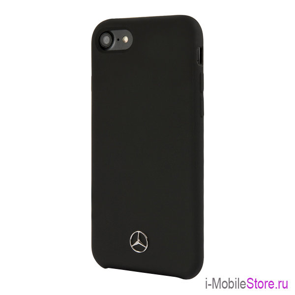 Чехол Mercedes Silicone Line для iPhone 7/8/SE 2020, черный