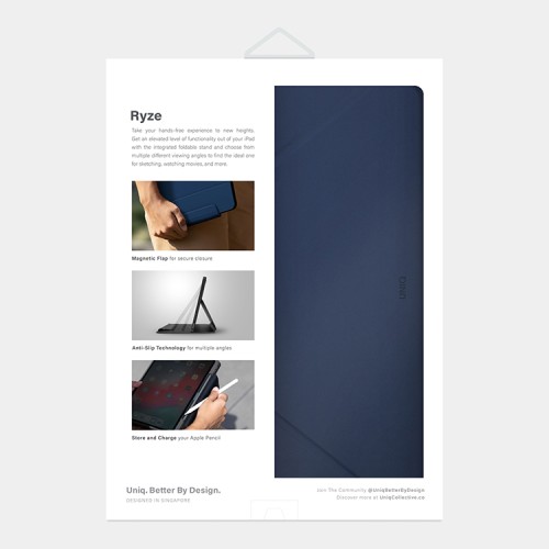 Чехол Uniq RYZE для iPad Pro 11 (2022/21) / Air 10.9 (2022/20), синий